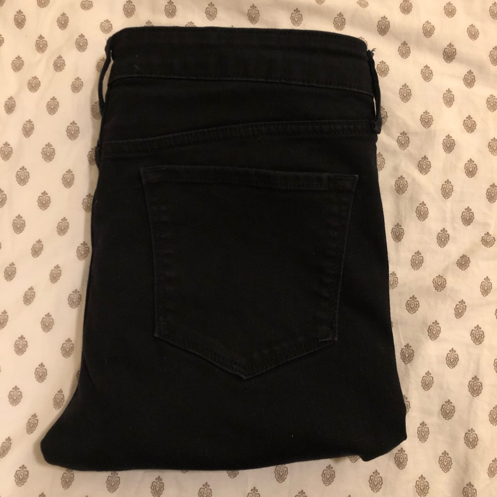 Old Navy Rockstar Black Denim Sz 12